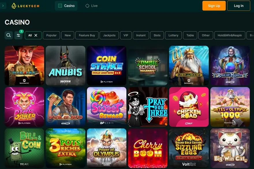 Luckygem Casino – Complete online casino ervaring voor Nederlandse spelers image 3